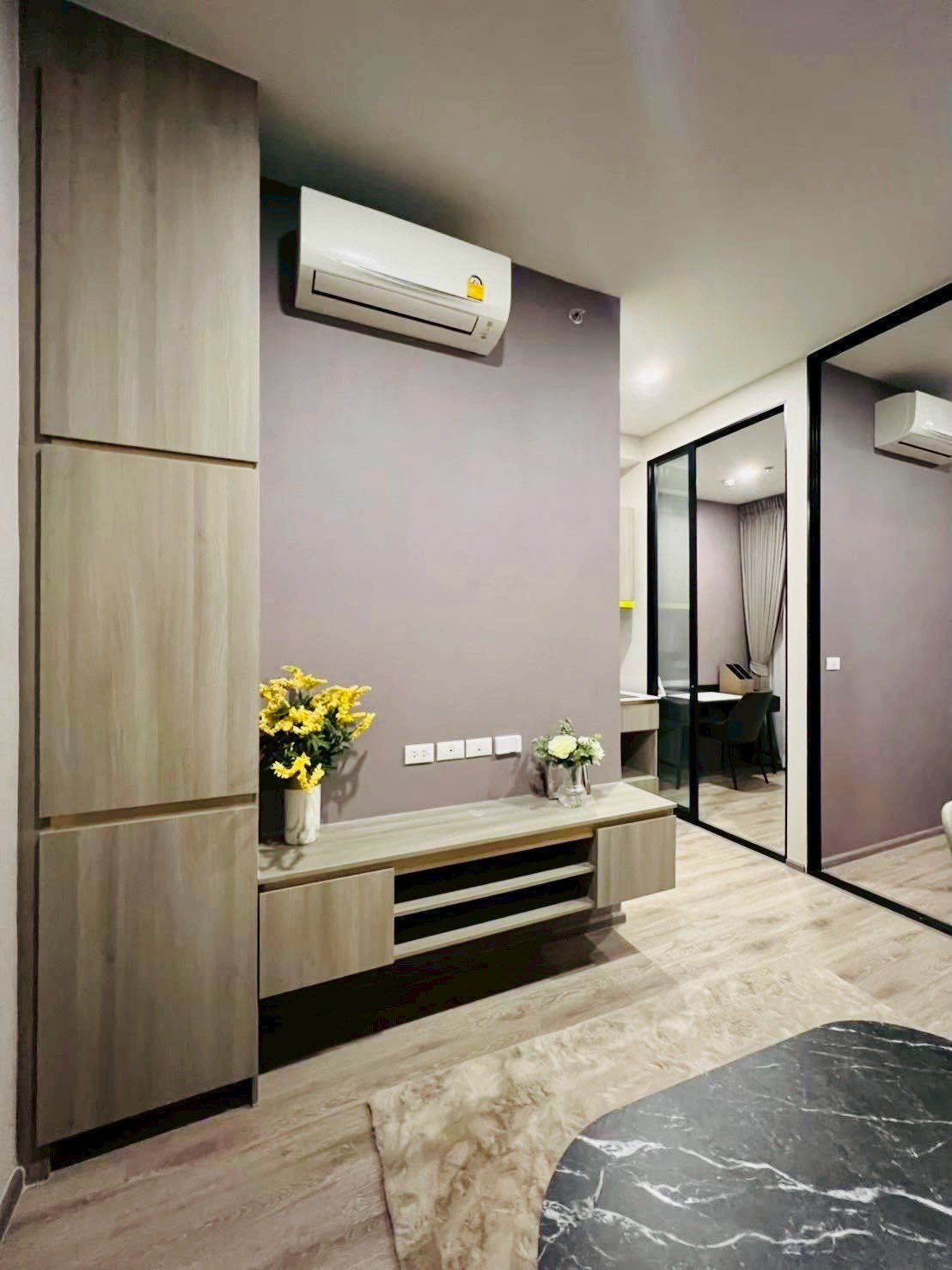 (ไนท์บริดจ์ เกษตร โซไซตี้) High Rise โซนพื้นที่ ม.เกษตร BTS เสนานิคมเพียง 30 เมตร ให้เช่าห้องแบบ 1ห้องนอน 1ห้องอเนกประสงค์ 1ห้องน้ำ ขนาดห้อง 31 ตรม. ชั้น 5