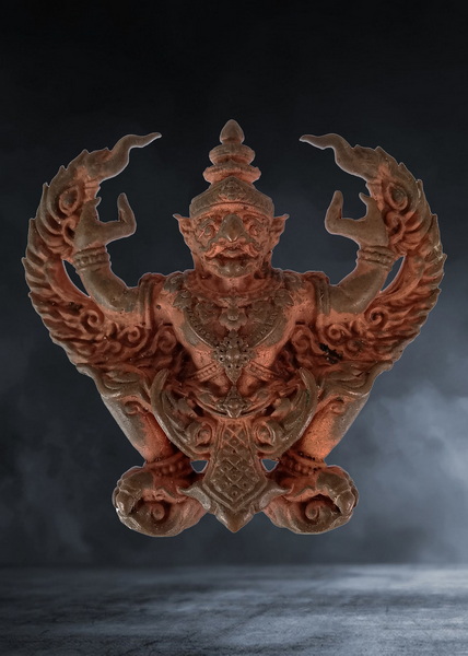 พญาครุฑ มหาโภคทรัพย์ หลวงปู่ฮก รตินุธโร วัดราษฎร์เรืองสุข จ.ชลบุรี รุ่นสุเรนทรชิต พิชิตทรัพย์ รุ่นแรก ปี ๒๕๖๐