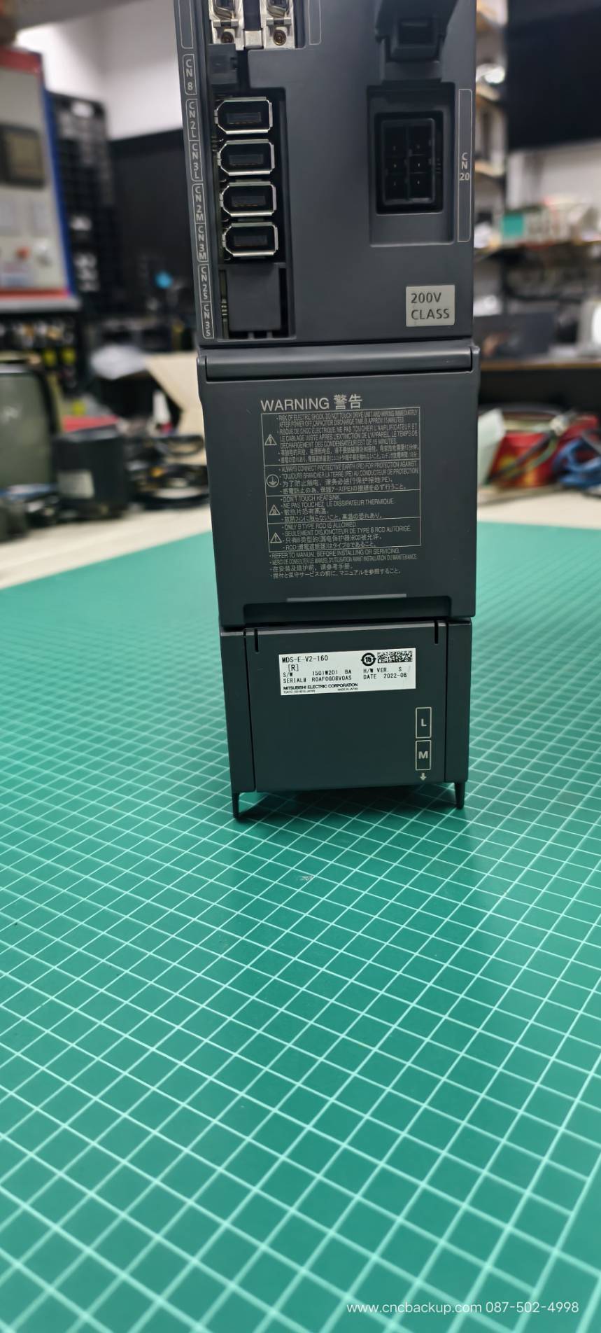 MITSUBISHI MDS-E-V2-160 SERVO DRIVE FOR M800/M80