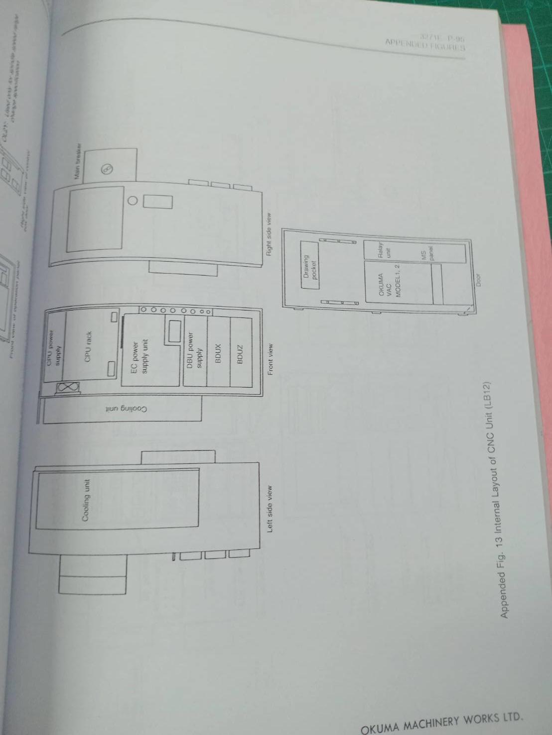 OKUMA OSP5020L OSP5000L-G OSP500-G MAINTENANCE WIRING DIAGRAM