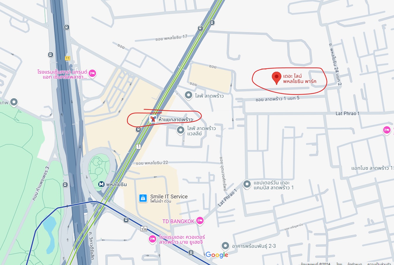 ปล่อยเช่าคอนโด THE LINE Phahonyothin Park (เดอะ ไลน์ พหลโยธิน พาร์ค) - 1ห้องนอน 1ห้องน้ำ 1ห้องนั่งเล่น - ใกล้ BTS ห้าแยกลาดพร้าว - ขนาดห้อง 44 ตรม. ชั้น 18 ตึก A
