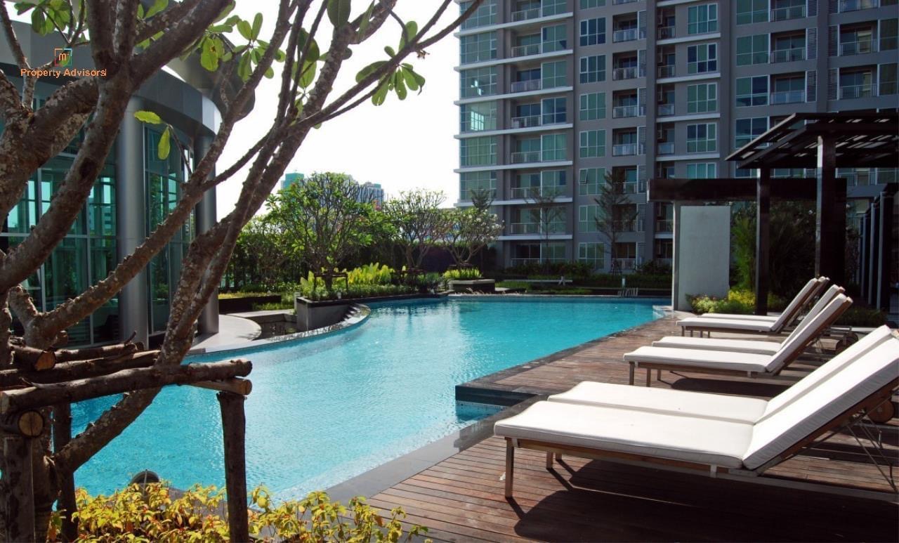 คอนโด Rhythm Ratchada (ริธึ่ม รัชดา) High Rise โซนพื้นที่ MRTรัชดา ให้เช่าห้องแบบ 1ห้องนอน 1ห้องน้ำ 1ครัวปิด ขนาดห้อง 47 ตรม. ชั้น 5