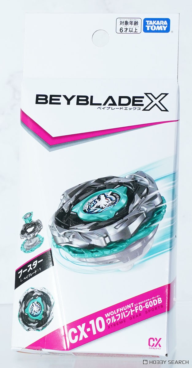 Tomy (TakaraTomy) 4904810097242 BEYBLADE X CX-10 Booster Wolf Hunt F0-60DB (Active Toy)