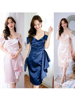 kudapy กล่องสุ่มเดรสไปงาน เดรสไปงานแต่ง แจ้งขนาดไซต์ให้แม่ค้าได้ค่ะ เลือกแบบไม่ได้นะคะ