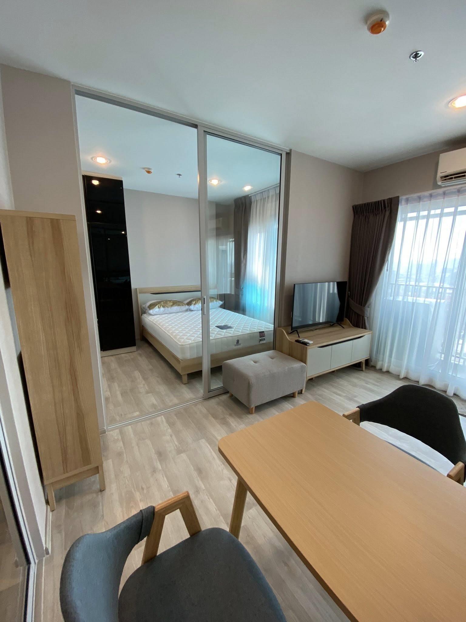 ให้เช่าคอนโด Niche Mono Ramkhamhaeng (นิช โมโน รามคำแหง) High Rise โซนพื้นที่ รามคำแหง ห้องแบบ 1ห้องนอน 1ห้องน้ำ ขนาดห้อง 28.75 ตรม. ชั้น 22 ตึก A