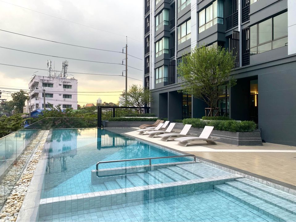 ปล่อยเช่าคอนโด Niche Mono Itsaraphap (นิช โมโน อิสรภาพ) - คอนโดใหม่ห้องใหม่ 1ห้องนอน 1ห้องครัว 1ห้องน้ำ 1ห้องนั่งเล่น - ใกล้ MRT อิสรภาพ เพียง5สถานีสู่สามย่าน จุฬา - ขนาดห้อง 32.5 ตรม. ชั้น 8 ตึก A