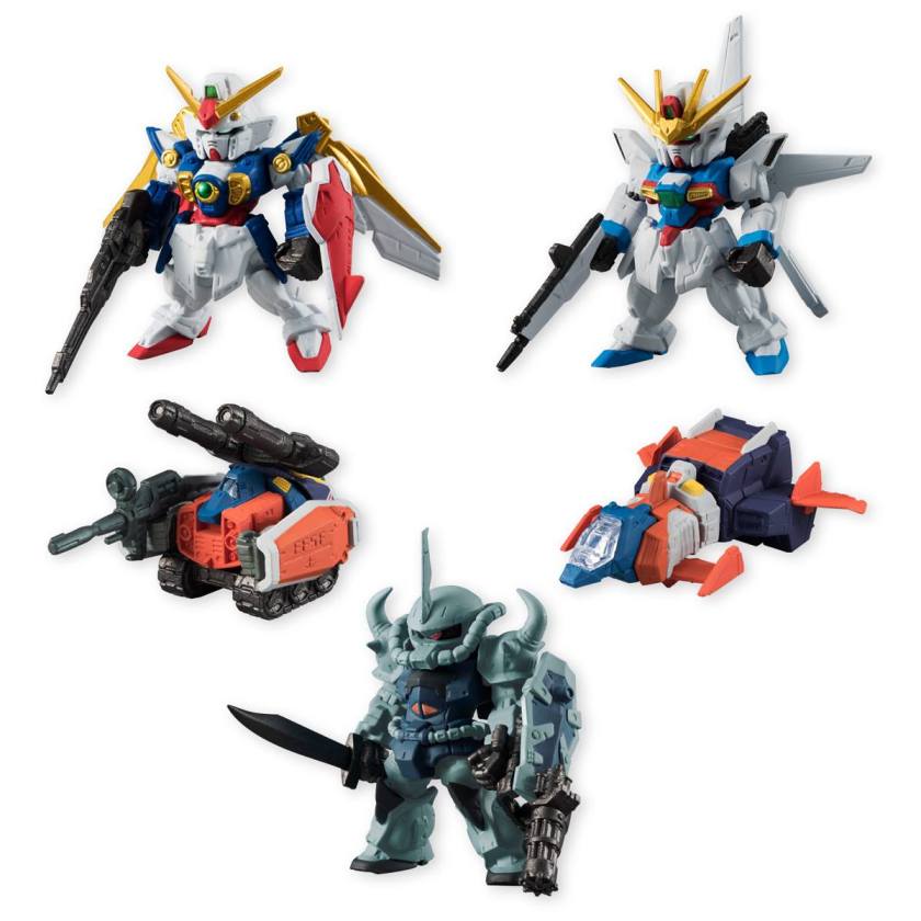 FW GUNDAM CONVERGE SELECTION [LIMITED COLOR] W/O GUM ชุดพิเศษ ครบเซ้ต5แบบ