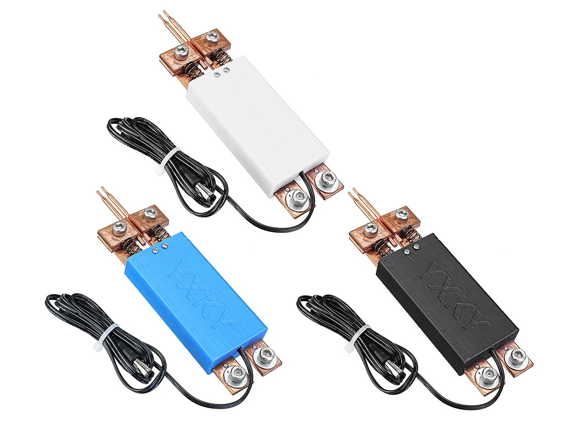 เครื่องเชื่อมจุดสำหรับขั้วแบตเตอรี่ลิเธียม แบบปากกาพร้อมสวิตช์ Spot Welder Auto Trigger Built-in Switch สำหรับ DIY Spot Welder Battery Tool