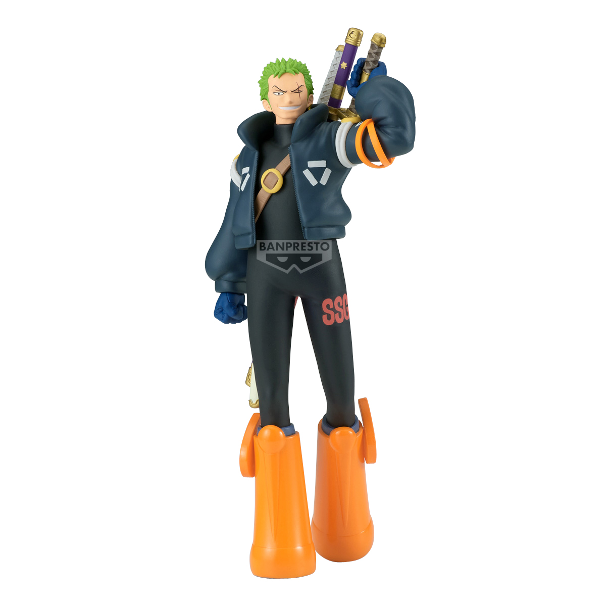 Banpresto 4983164286892 สูง 17cm ONE PIECE THE SHUKKO-RORONOA ZORO-VER.EGGHEAD