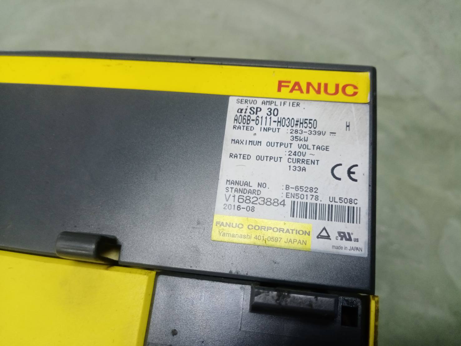 FANUC A06B-6111-H030#H550 ALPHA I SPINDLE SERVO DRIVE