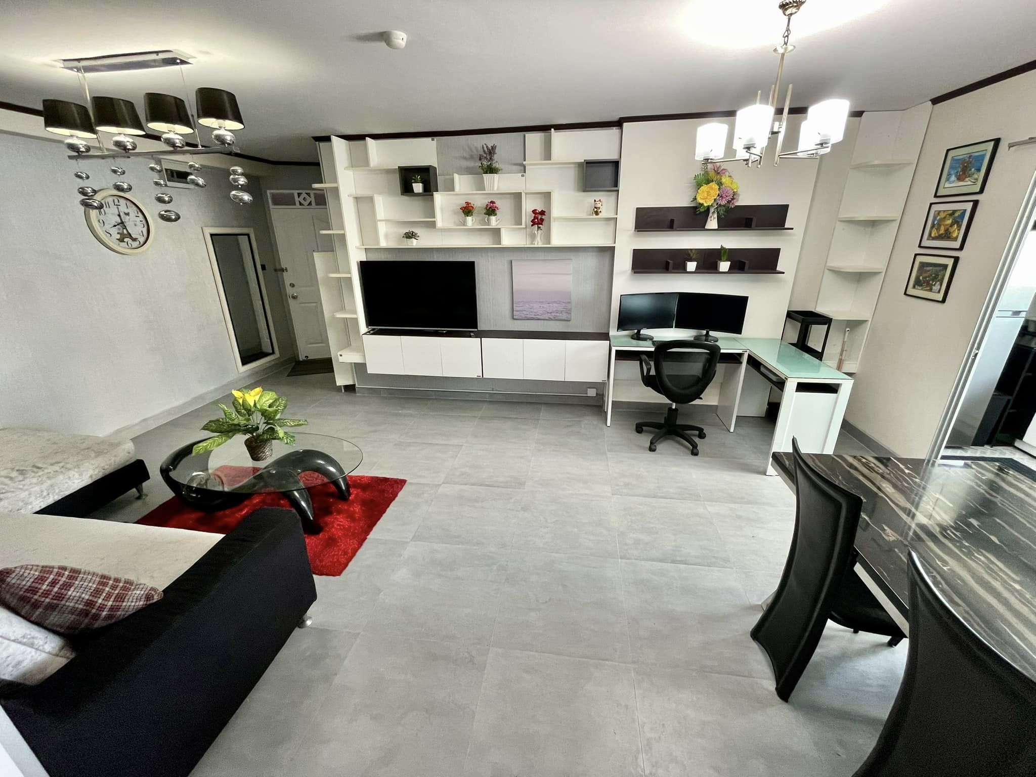 ปล่อยเช่า City Home Ratchada (ซิตี้ โฮม รัชดา) - โซนพื้นที่ MRT ศูนย์วัฒนธรรม รัชดาภิเษก 10 2ห้องนอน 1ห้องน้ำ - ขนาดห้อง 70 ตรม. ชั้น 7 - ให้เช่า 22,000 ต่อเดือน