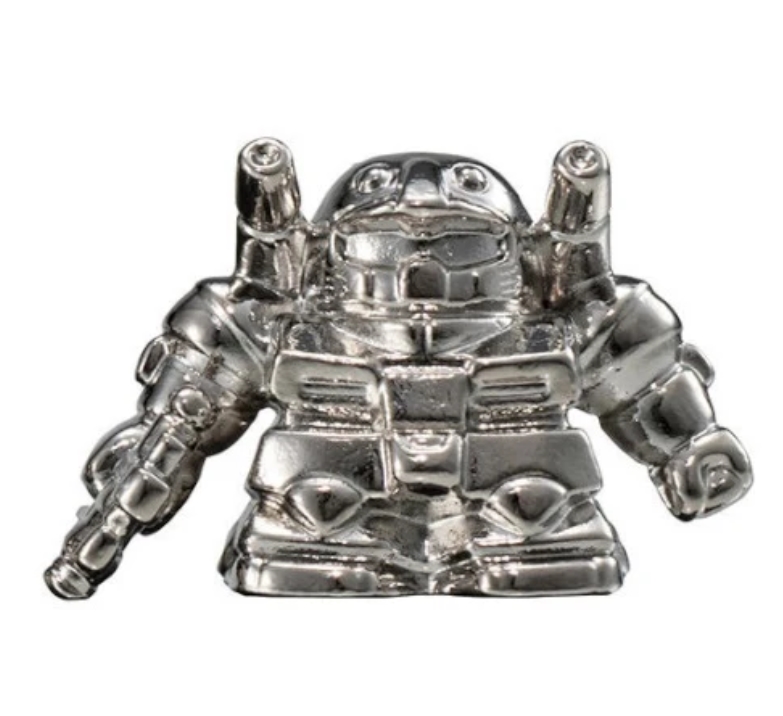 Gashapon Bandai 4582769927585*ได้ครบ 6แบบ สีเงิน **Mobile Suit Gundam Diecast Gashapon Warriors Series