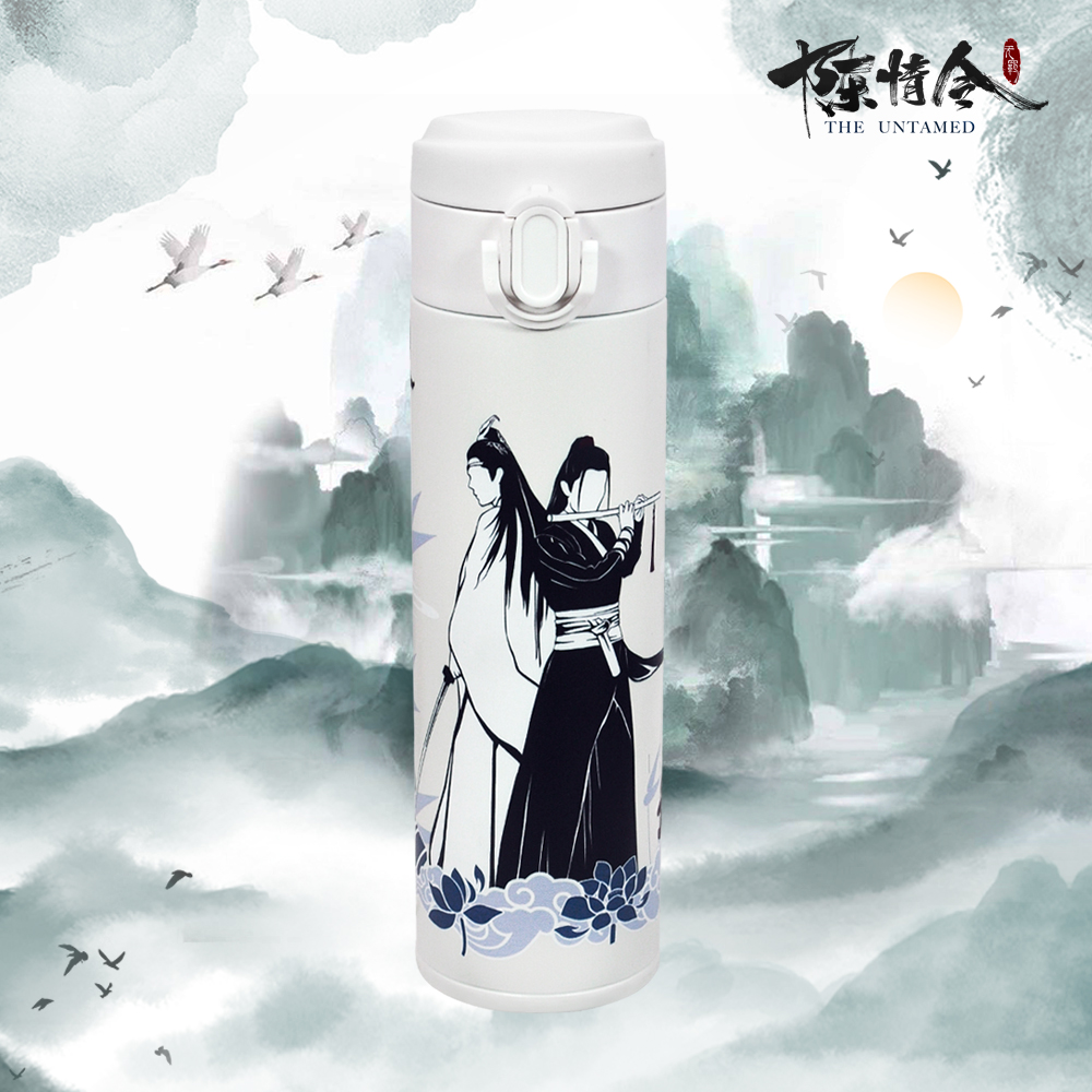 [ปรมาจารย์ลัทธิมาร] The Untamed - กระบอกน้ำเก็บความเย็น สีขาว (ม๋อเต้า)