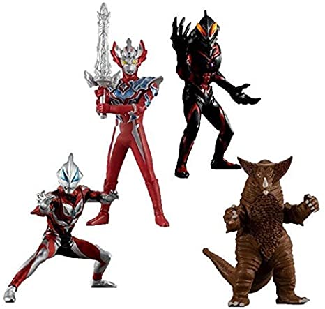 Bandai Gashapon 4549660454250 hg ultraman 02 (set of 4)