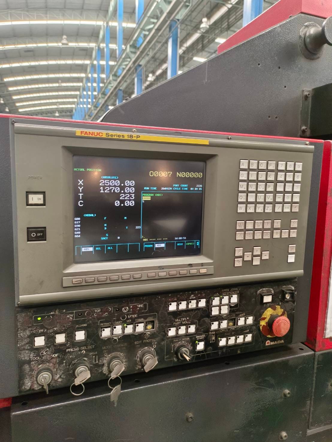 ซ่อมเครื่อง CNC PUNCHING AMADA