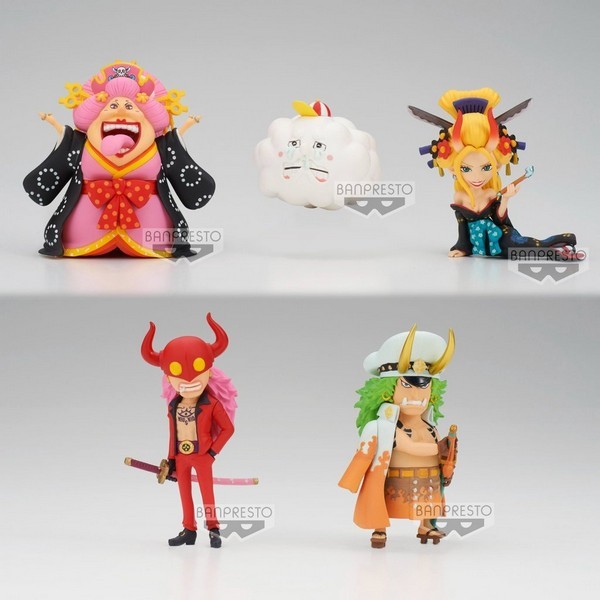 Banpresto 4983164191912 WCF one piece-wanokuni onigashima ได้ครบ5แบบ