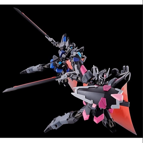 *กล่องบุบ Bandai 4573102671844 p bandai hgce black knight squad Rud-ro.A redelard custom & daniel custom & liu custom set