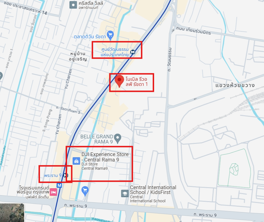 ปล่อยเช่าคอนโด Noble Revolve Ratchada (โนเบิล รีวอลฟ์ รัชดา) - เฟอร์เครื่องใช้ไฟฟ้าครบครั้น - การเดินทาง: เพียง 80เมตร MRT ศูนย์วัฒนธรรม
