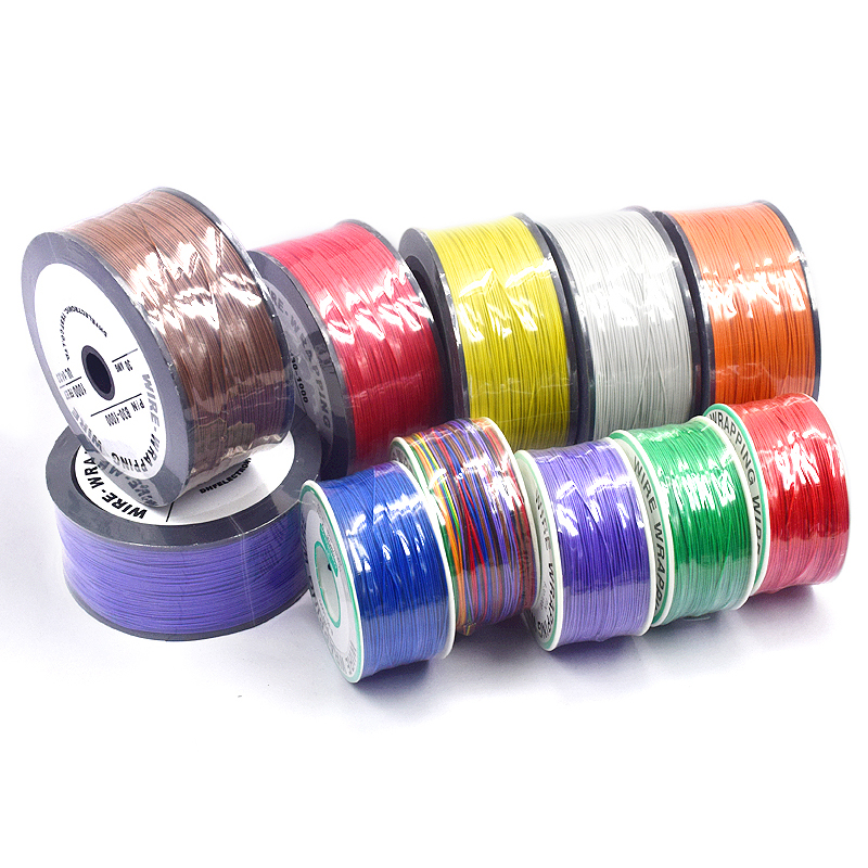 สายไฟ 30AWG แบบม้วน ใช้กับงานอิเล็กทรอนิกส์ ยาว 250m เหมาะกับงานบัดกรีวงจรขนาดเล็ก