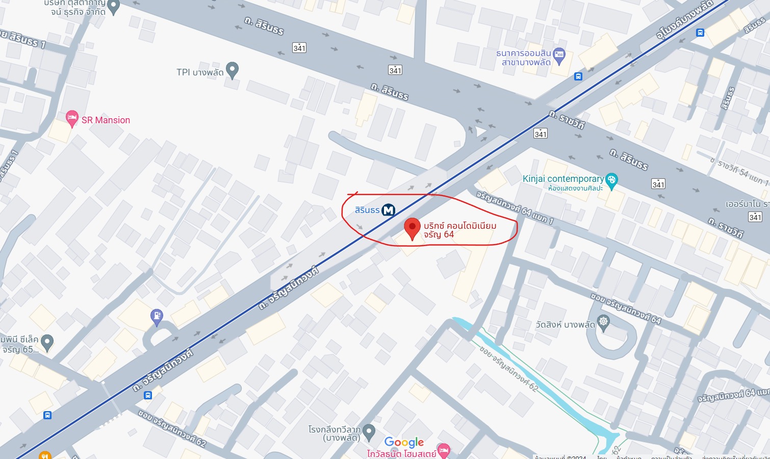 ปล่อยเช่าคอนโด Brix Condominium (บริกซ์ คอนโดมิเนียม) จรัญ64 - ห้องใหม่ 1ห้องนอน 1ห้องน้ำ 1ห้องนั่งเล่น 1ห้องครัว - ใกล้ ติด MRT สิรินธร - ขนาดห้อง 28 ตรม. ชั้น 19