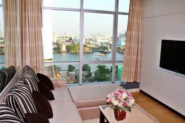ให้เช่า Baan Sathorn Chaopraya (บ้าน สาทร เจ้าพระยา)) 2ห้องนอน2ห้องน้ำ วิวสวยมากกกจริง