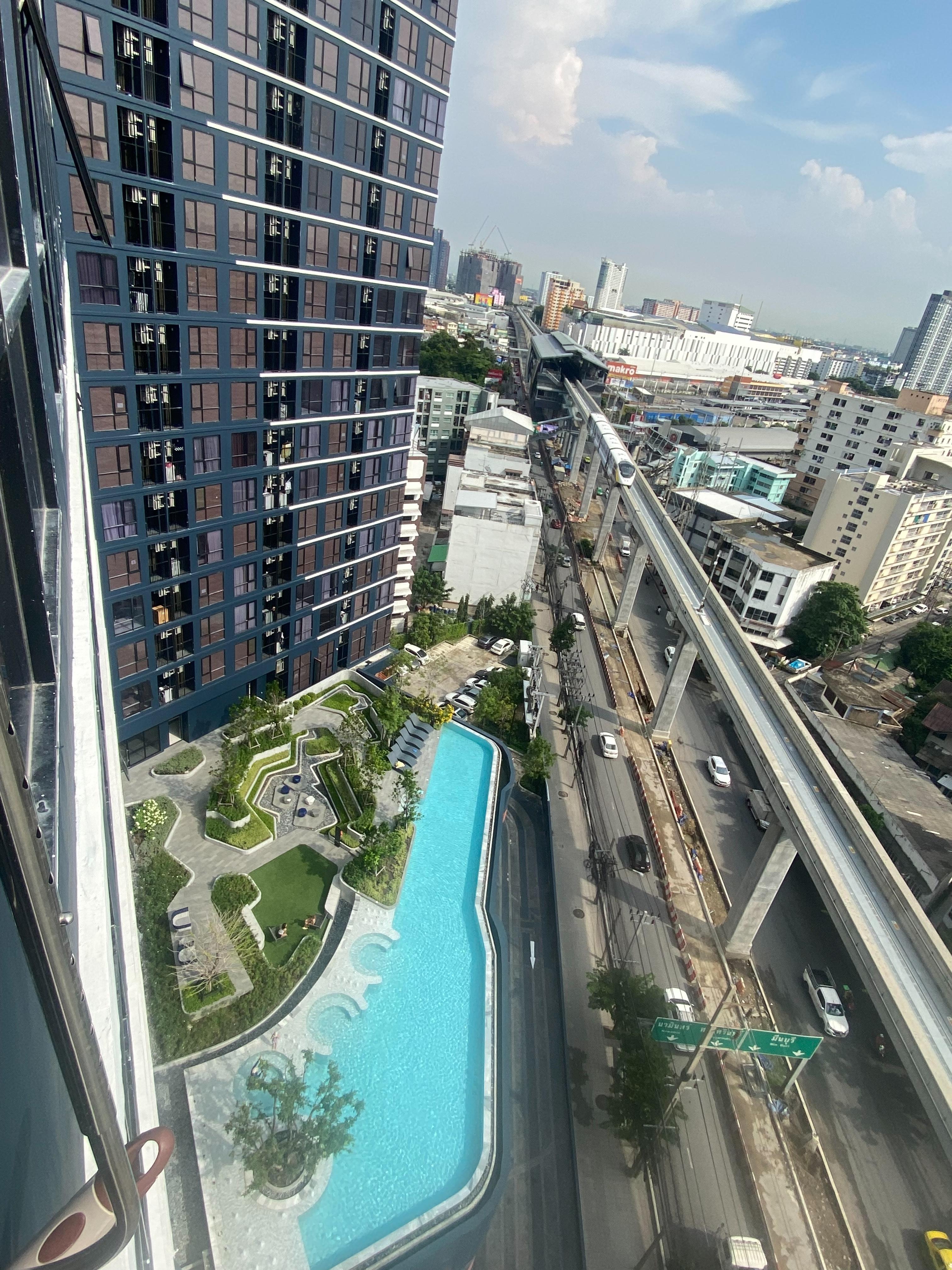 ให้เช่าคอนโด THE ORIGIN LADPRAO - BANGKAPI (ดิ ออริจิ้น ลาดพร้าว - บางกะปิ) ตกแต่งเฟอร์ครบ ใกล้เคียงแยกลำสาลี & เดอะมอลล์บางกะปิ