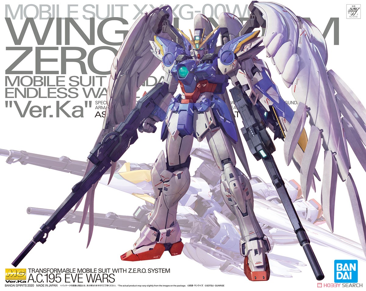 Bandai 4573102607607 MG1/100 Wing Gundam Zero EW Ver.Ka 5500yen โมเดลประกอบ