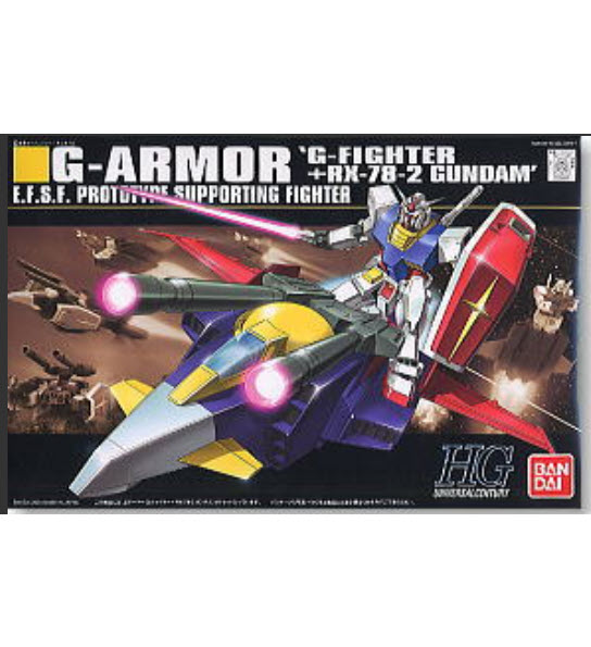 Bandai 4573102603944 hg1/144 050 g-armor g-fighter+rx-78-2