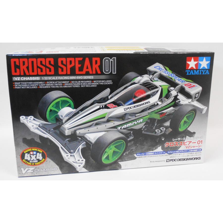tamiya 4950344181032 18103 1/32 Cross Spear 01 (VZ Chassis)
