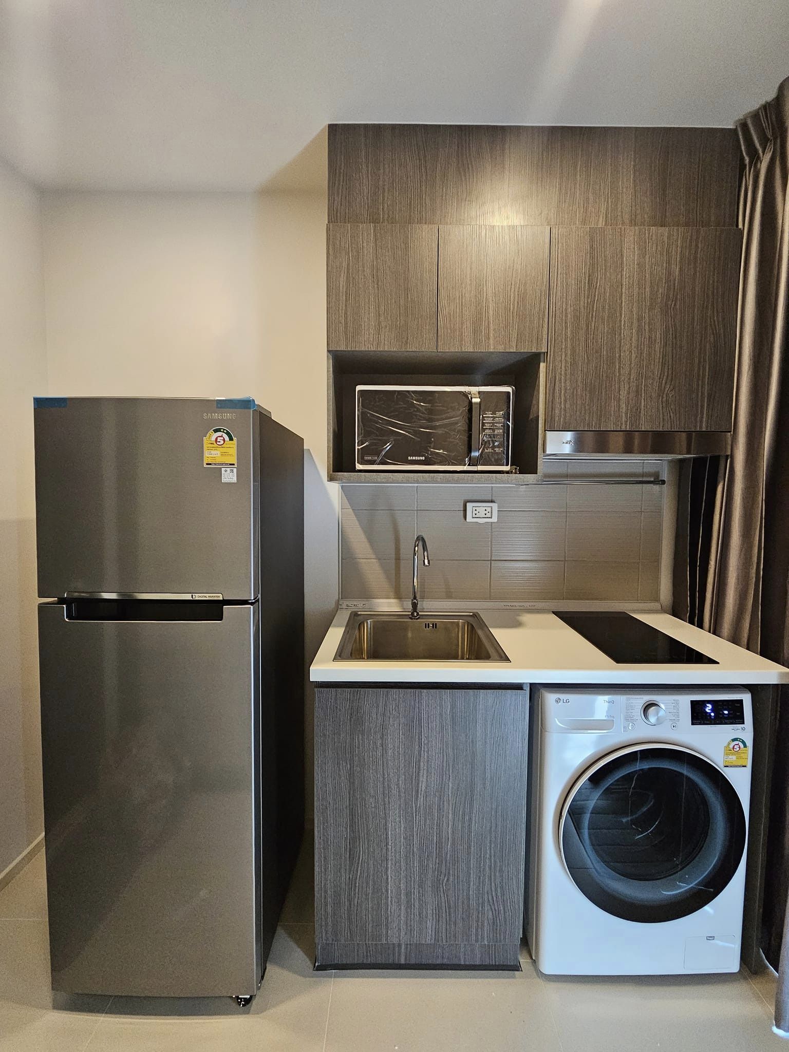 ปล่อยเช่าคอนโด Elio Del Nest (เอลลิโอ เดล เนสท์) - ห้องใหม่ Studio 1ห้องน้ำ 1ห้องครัว - ใกล้ BTS อุดมสุข - ขนาดห้อง 27 ตรม. ชั้น 30 ตึก E