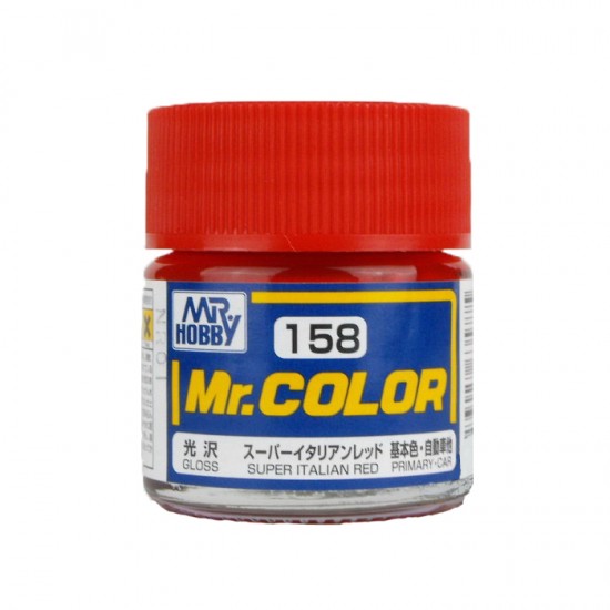 mr.color 158 super italian red 10ml.