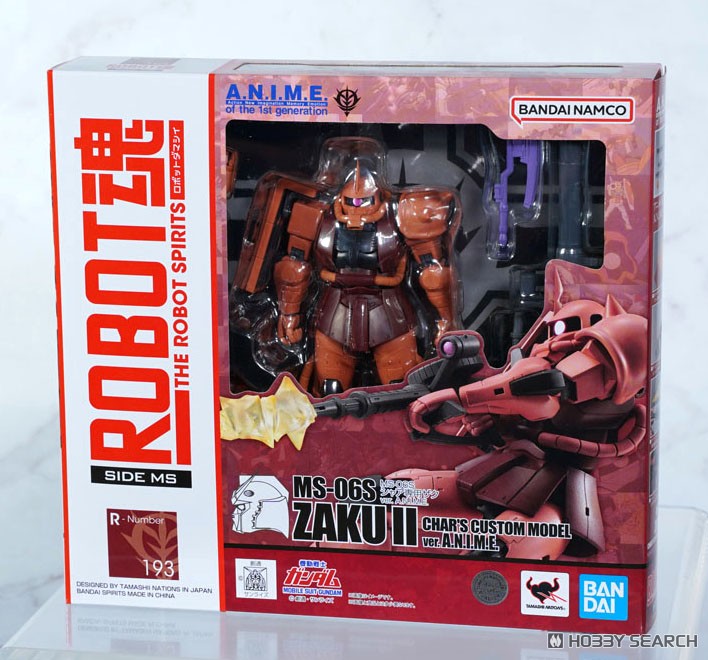 ใกล้เข้า 10-13 ธค. 2025 รบกวนสั่งแยกกับสินค้ารายการอื่น ยกเว้นรายการที่เข้าวันเดียวกันครับ bandai 4573102675705 ROBOT <SIDE MS> MS-06S CHAR S ZAKU VER. A.N.I.M.E. REISSUE