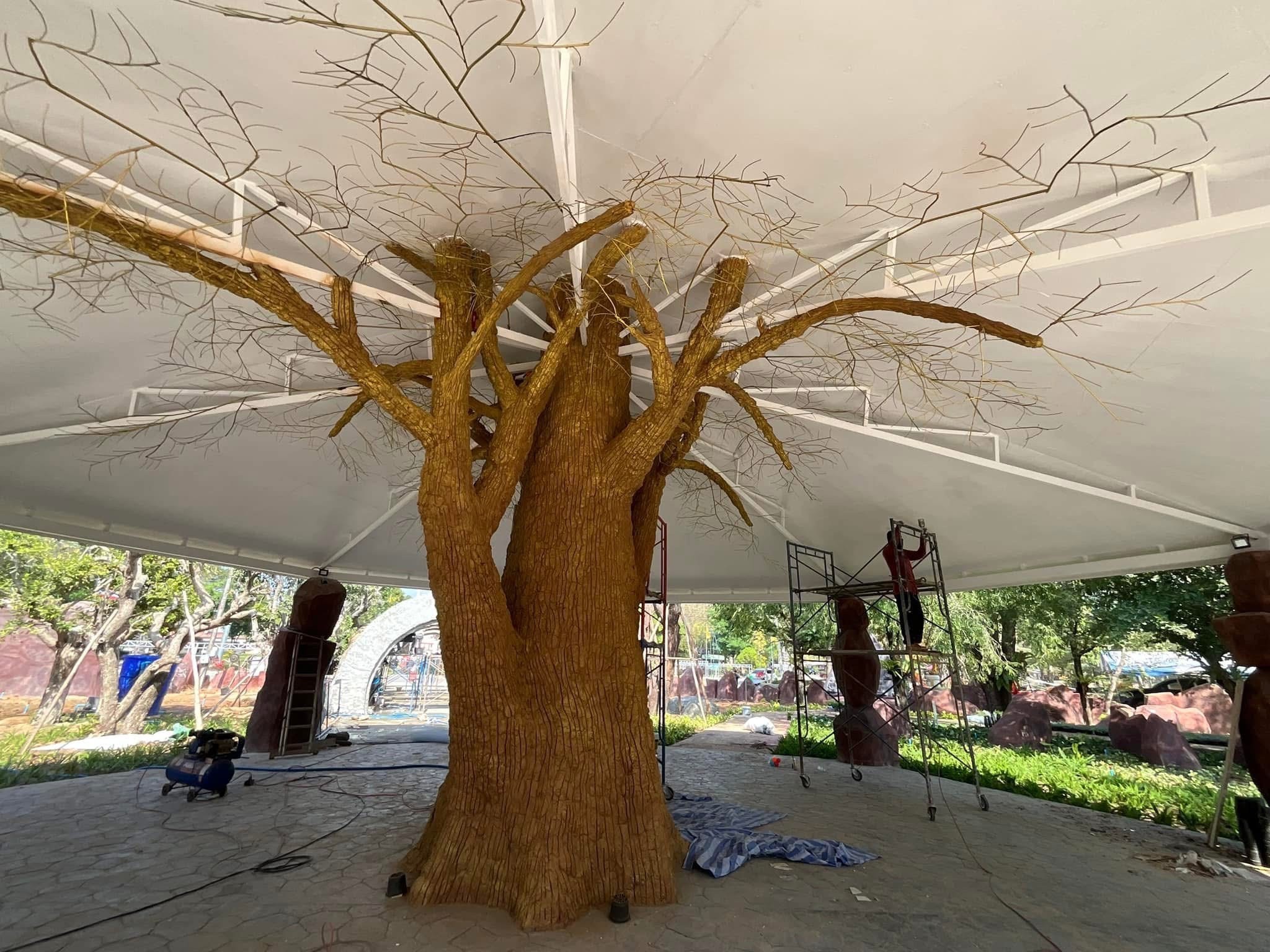 งานออกแบบ จัดสร้างสวนพุทธศิลป์ อุทยานพระนาดูนทะลุมิติ จ.มหาสารคาม สอบถาม โทร 061-6592998