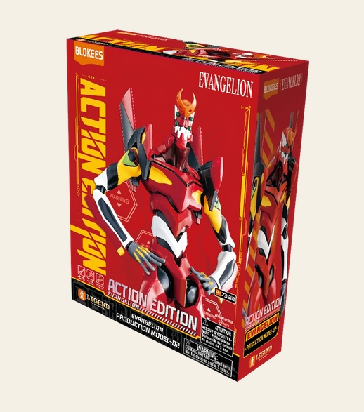 BLOKEES 810181531435 ULTRA ACTION FIGURE - EVANGELION 73512 - LEGACY EDITION - EVANGELION UNIT 02