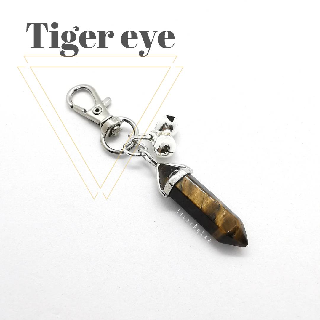 พวงกุญแจหินตาเสือ Tiger's eye