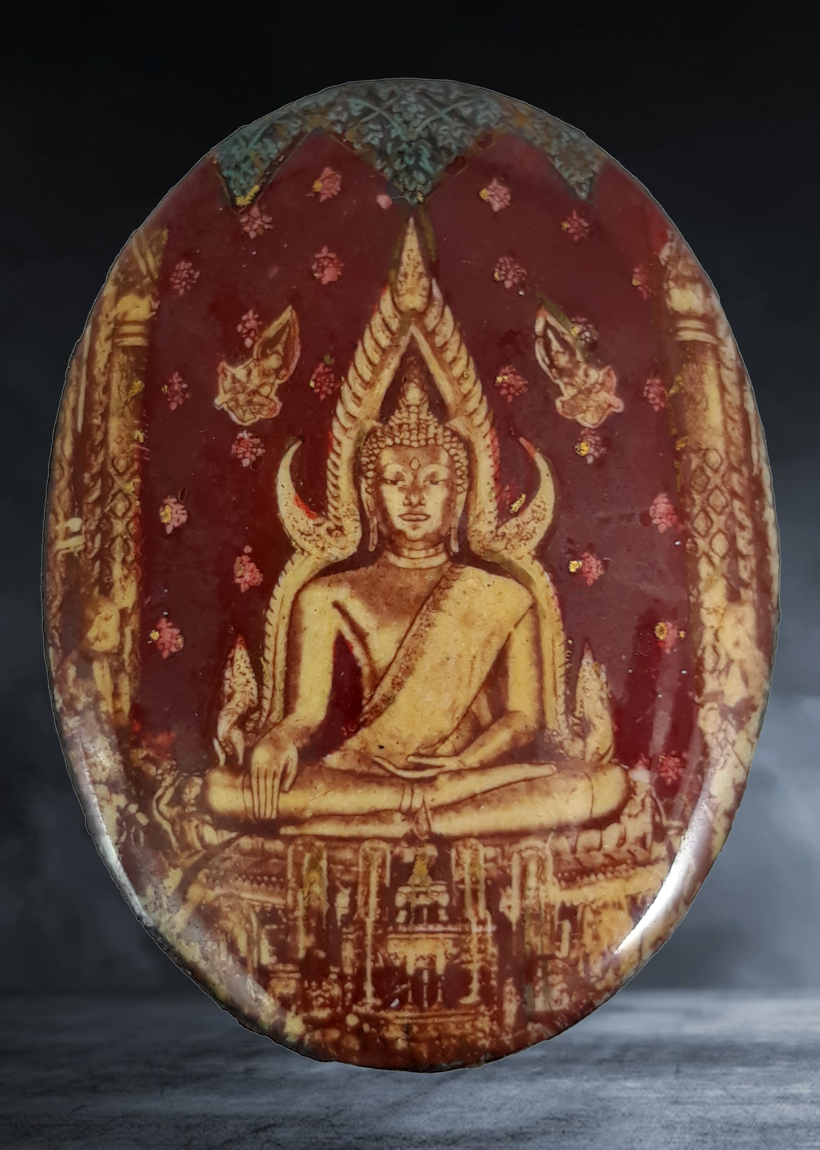 ล็อกเก็ต พระพุทธชินราช วัดพระศรีมหาธาตุวรมหาวิหาร จ.พิษณุโลก พิธีจักรพรรดิ์มหาพุทธาภิเษก ปี ๒๕๑๕
