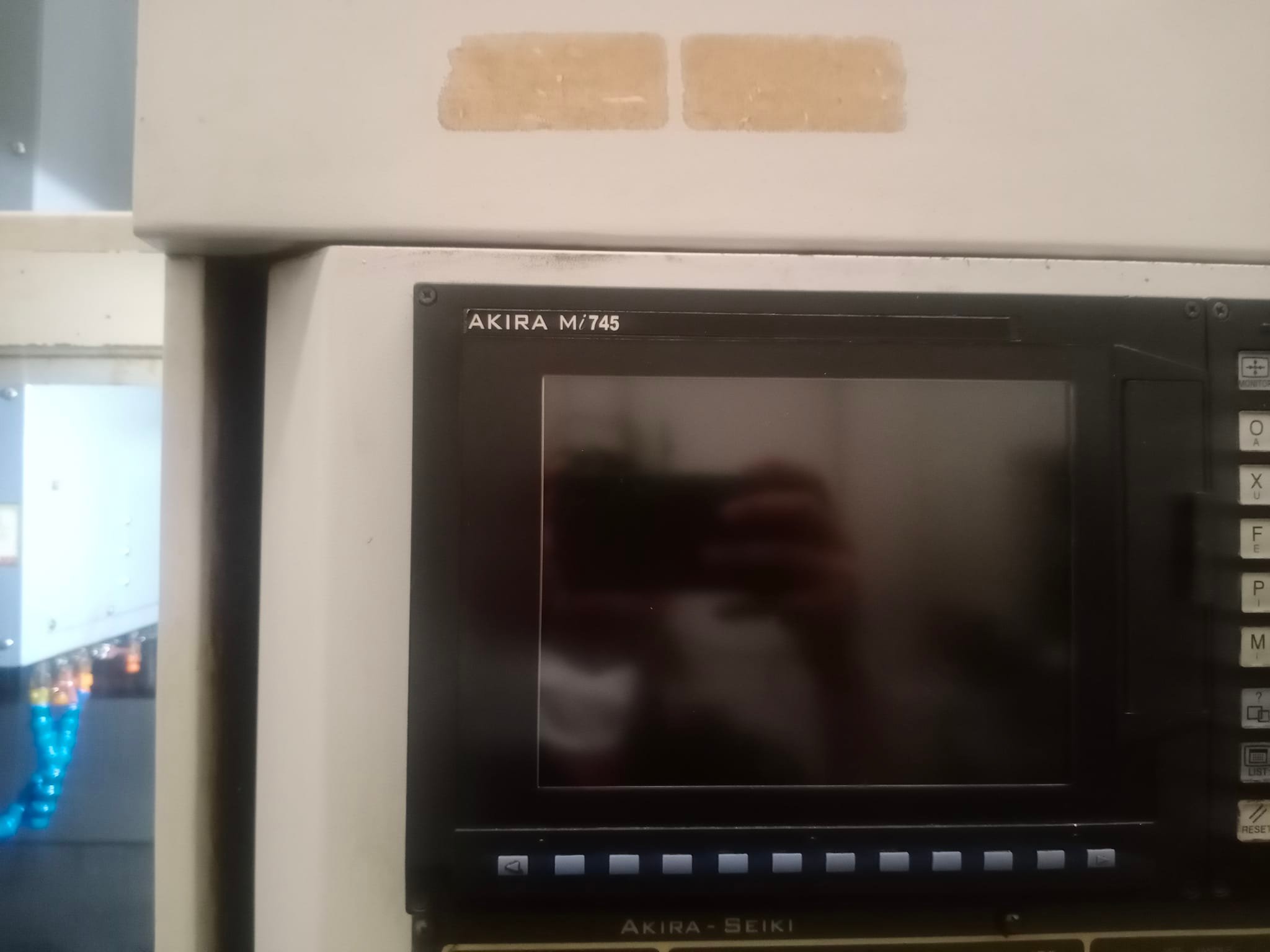 งานเปลี่ยนสาย encoder เครื่อง CNC AKIRA SEIKI ALARM 2F MITSUBISHI M70