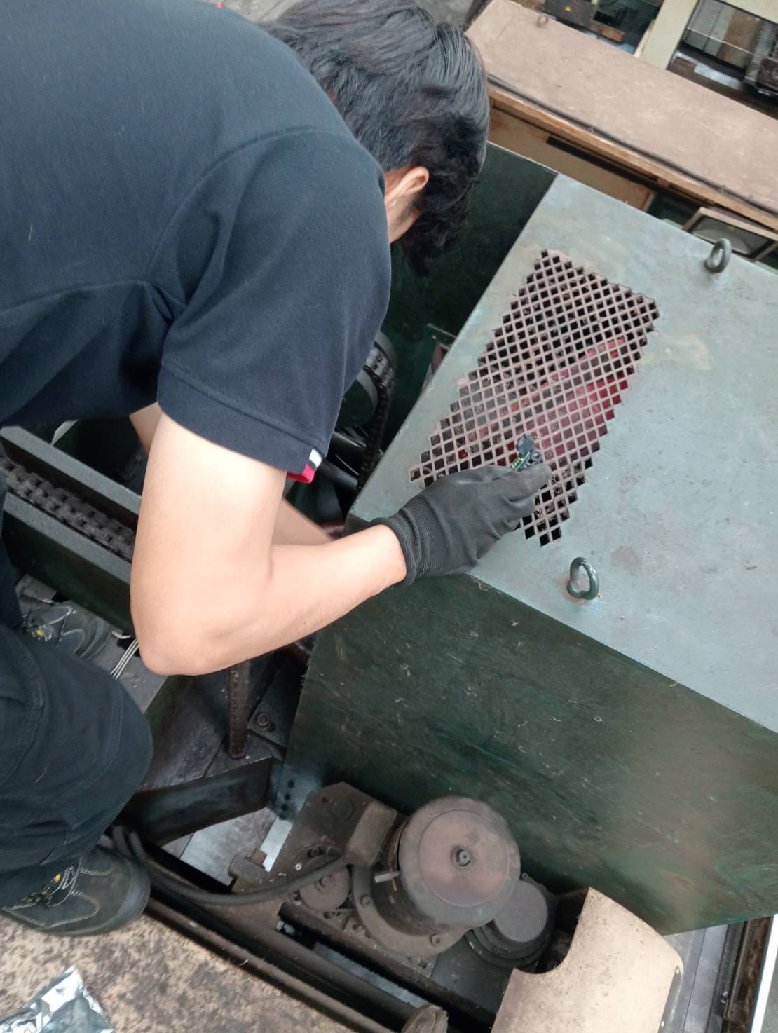 งานแก้อาการเสียของ SPINDLE FANUC