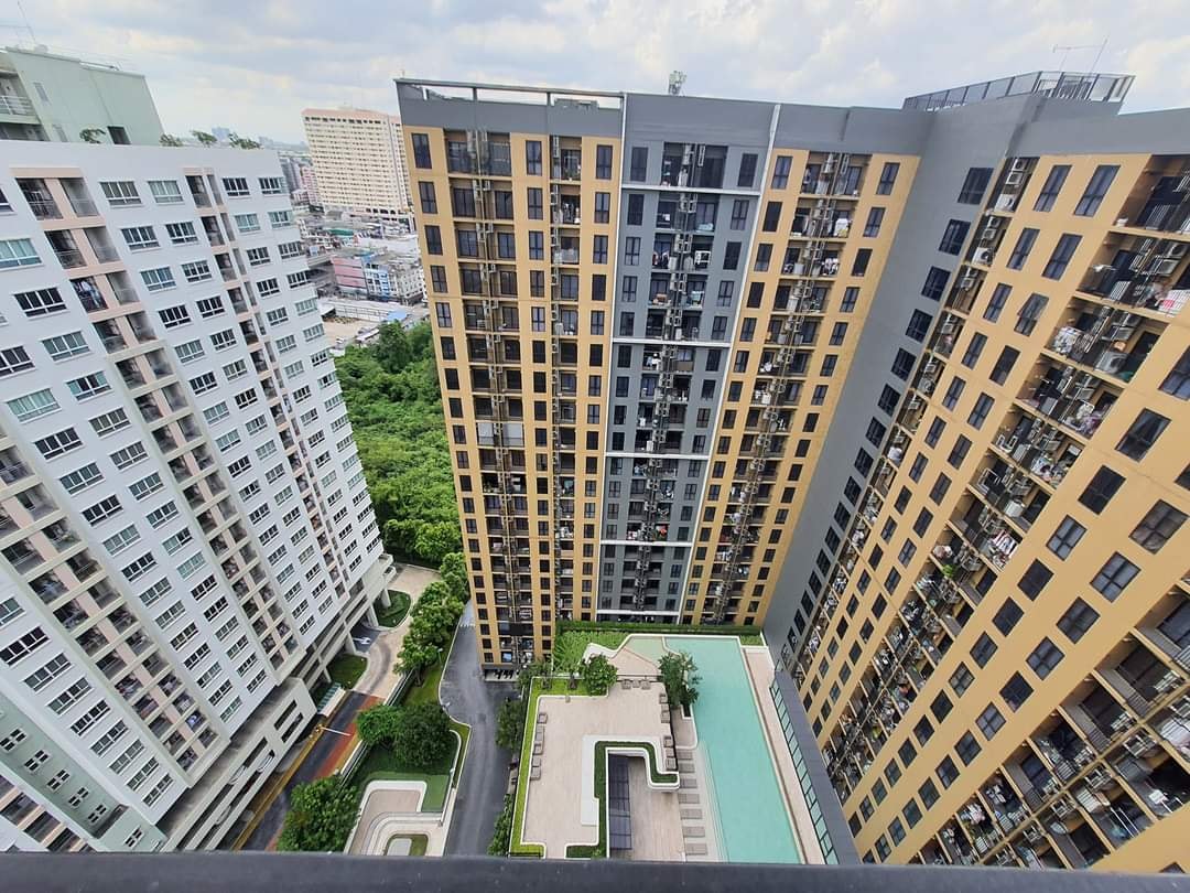 ปล่อยเช่าคอนโด Plum Condo Pinklao Station (พลัม คอนโด ปิ่นเกล้า สเตชั่น) - 1ห้องนอน 1ห้องน้ำ 1ห้องนั่งเล่น - ใกล้ MRT บางยี่ขัน / พาต้าปิ่นเกล้า - ขนาดห้อง 27.7 ตรม. ชั้น 22 ตึก A