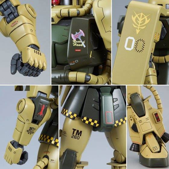 BAndai P-bandai 4573102635037 P-bandai MG 1:100 MS 06R-1 Zaku II - Breniss Ox Custom
