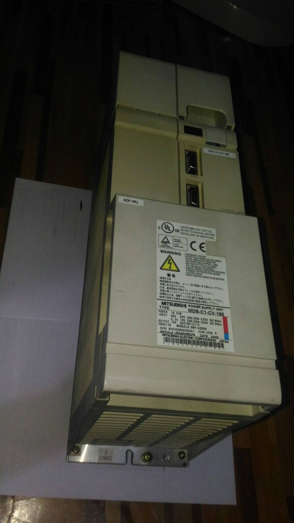 MDS-C1-CV-185 MITSUBISHI POWER SUPPLY