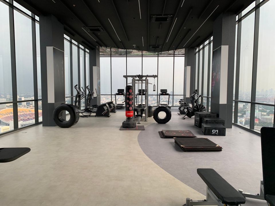 ให้เช่าคอนโด Modiz Rhyme Ramkhamhaeng (โมดิซ ไรห์ม รามคำแหง) - ตกแต่งเฟอร์ครบใกล้ ม.รามคำแหง มีเครื่องซักผ้าพร้อม