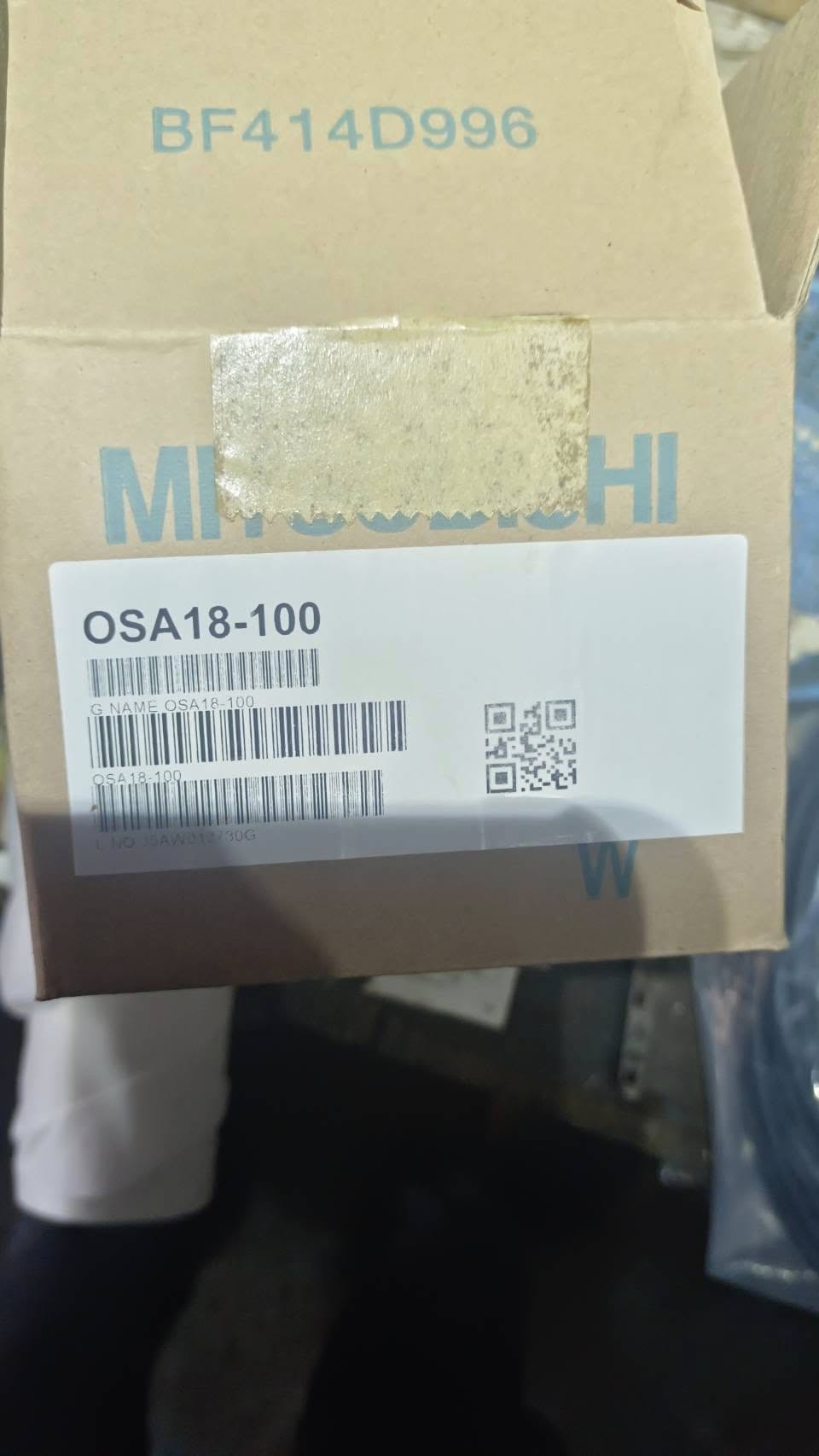 งานติดตั้ง MITSUBISHI OSA18-100 ขั้วชำรุด สายชำรุด Encoder