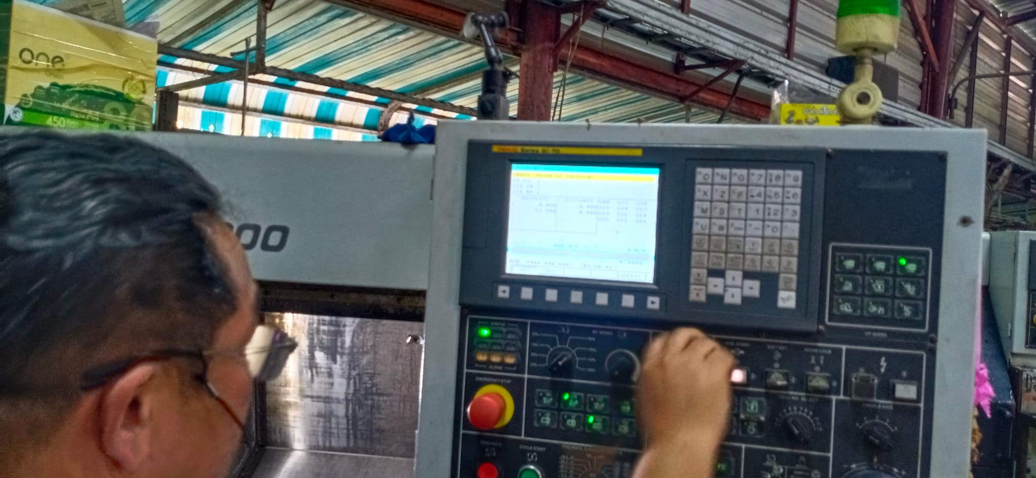 งานเปลี่ยนจอ FANUC OI-TD