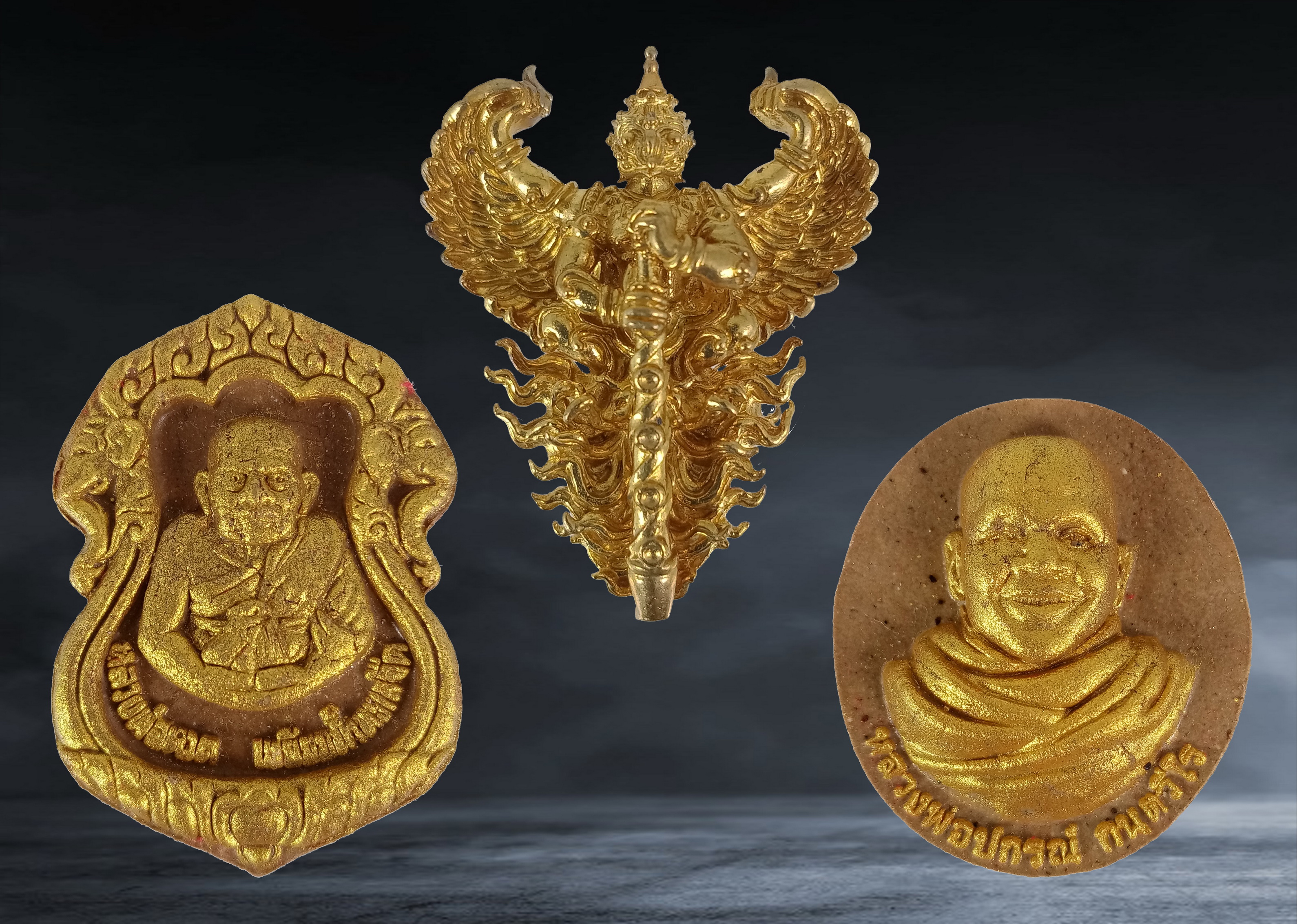 พระอุปครุฑ มหาโชค มหาลาภ พระอาจารย์ปกรณ์ วัดถ้ำผาแด่น จ.สกลนคร ปี ๒๕๖๐