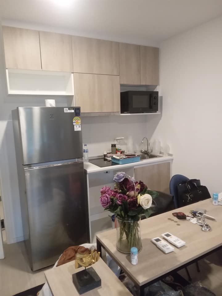 ปล่อยเช่าคอนโด Denim Jatujak (เดนิม จตุจักร) - ห้องมุม 1ห้องนอน 1ห้องน้ำ 1ห้องนั่งเล่น 1ห้องอเนกประสงค์ - ใกล้ BTSหมอชิต MRTจตุจักร/กรมขนส่ง - ขนาดห้อง 34 ตรม. ชั้น 2 ตึก C