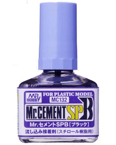 4973028734027 mc132 MR.CEMENT SPB (BLACK) (40ml.)