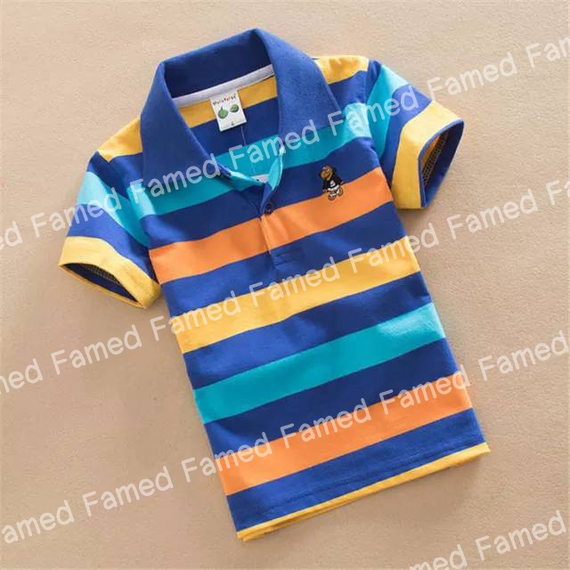 เสื้อคอปกเด็ก ผ้านุ่ม งานดี ส่งในไทย ลายใหม่