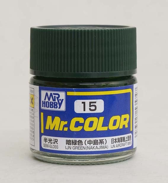 mr.color 15 IJN green (nakajima) (semi) 10ml.