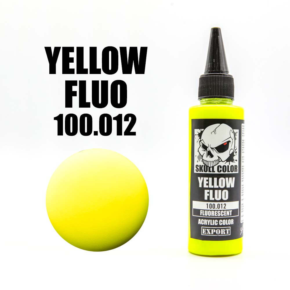 skull 100.012 yellow fluorescent 60ml.